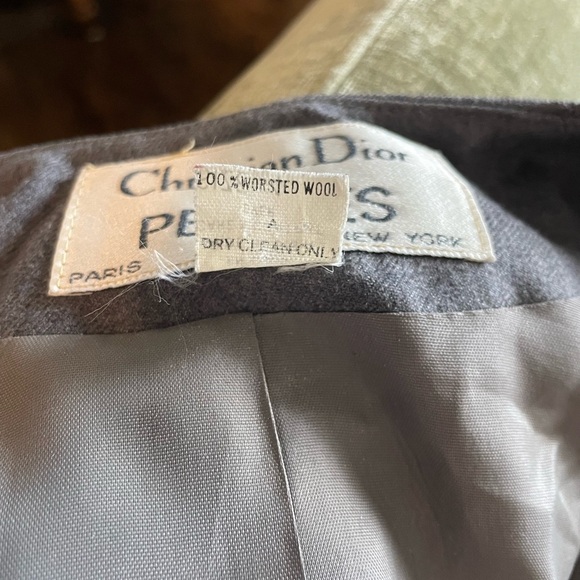 Christian Dior vintage 100% wool blazer women’s size 4P - Picture 6 of 7